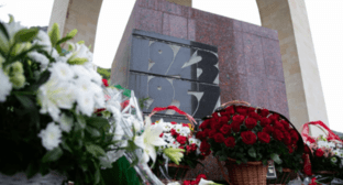 The Memorial to the Victims of Repression of the Karachay People. Screenshot of the photo posted on Marat Urusov's Telegram channel on May 3, 2024 https://t.me/maraturusov/5961