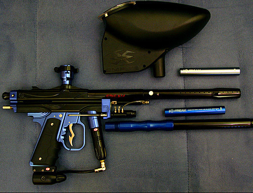 Paintball rifle. Photo by http://dic.academic.ru