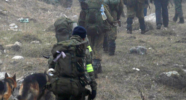 Special operation in Sunzha District of Ingushetia, March 28, 2011. Photo by "ГОЛОСИНГУШЕТИИ.РУ"