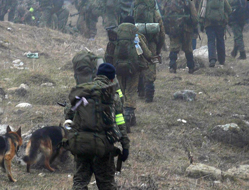 Special operation in Sunzha District of Ingushetia, March 28, 2011. Photo by "ГОЛОСИНГУШЕТИИ.РУ"