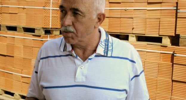 Magomed-Rasul Rasulov, director of a brick factory in Kaspiisk, on September 7, 2011. Photo by the "Caucasian Knot"