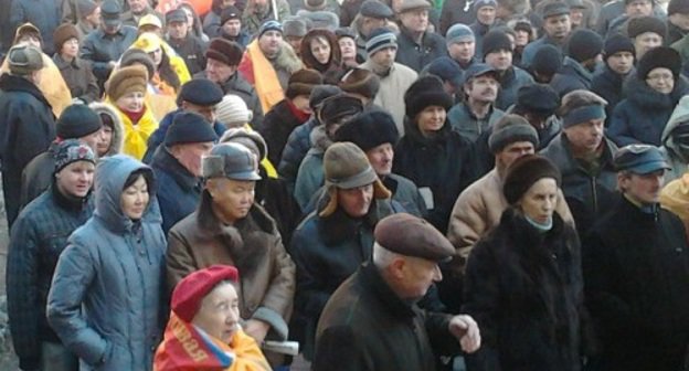 The rally against rigged elections to the Russian State Duma. Astrakhan, December 24, 2011. Photo by Elena Grebenyuk for the "Caucasian Knot".