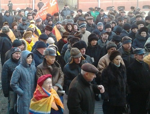 The rally against rigged elections to the Russian State Duma. Astrakhan, December 24, 2011. Photo by Elena Grebenyuk for the "Caucasian Knot".