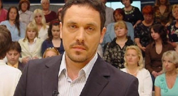 Maxim Shevchenko. Photo by the press-service of "Perviy Kanal" (The First Channel)