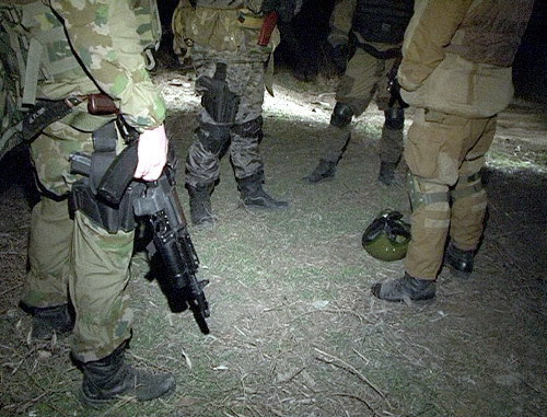  The special operation on March, 1, 2012 in the settlement of Mutsalaul, Khasavyurt district. Photo from nak.fsb.ru