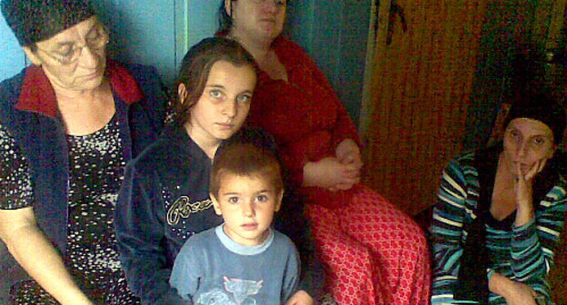 Refugees in the TAC "Promzhilbaza", Karabulak, Ingushetia, September 19, 2012. Photo provided by hunger-strikers