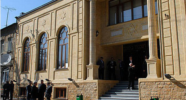 Synagogue in Derbent. Courtesy of the press of the president of the Republic of Dagestan, http://president.e-dag.ru