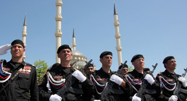 Victory Day parade in Grozny on May 9, 2013. Photo by Murad Nukhaev, http://www.grozny-inform.ru