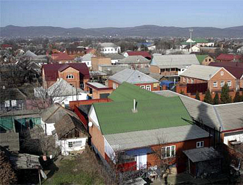 Village of Ordzhonikidzevskaya, Sunzha District of Ingushetia. Courtesy of temirov1960, http://wikimapia.org