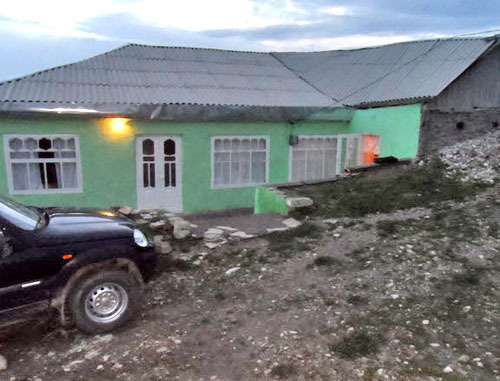 Place of the assault at the Imam of the settlement of Kakhabroso, Untsukul district of Dagestan, June 23, 2013. Photo: http://nac.gov.ru/