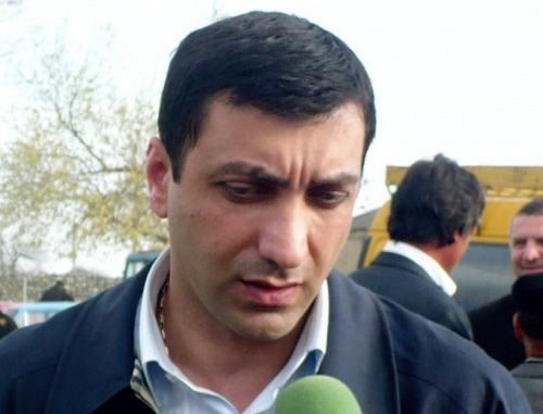 MP Levan Bezhashvili, the "United National Movement" party. Photo http://www.heretifm.com/