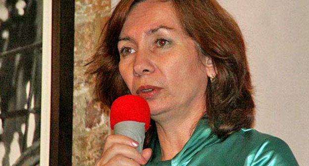 Natalia Estemirova. Photo from http://www.hro.org/