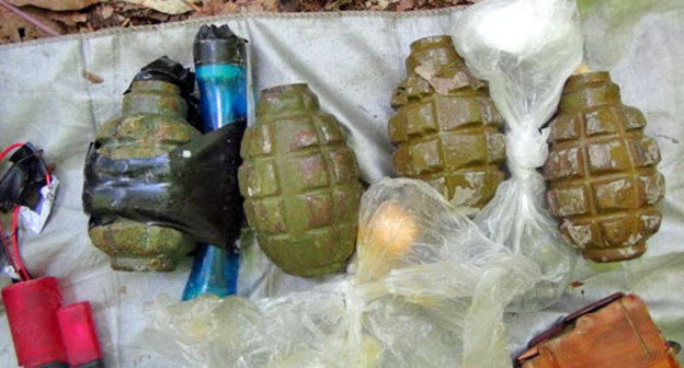 Amunition found during investigative operations in Urvansky region of Kabardino-Balkaria, June 2013. Photo: http://nac.gov.ru/