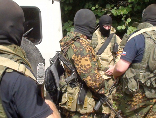 Special forces officers during CTO, Kabardino-Balkaria. July 2013. Photo of Kabardino-Balkaria MIA press service, 07.mvd.ru