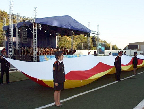 Residents of South Ossetia mark Independence Day. Tskhinval, August 26, 2013. Photo by IA "RES", http://cominf.org