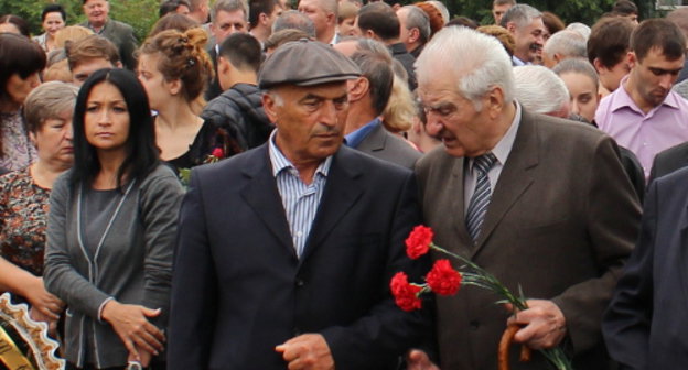 Events on the 9th anniversary of the terrorist attack in Beslan School No. 1. North Ossetia, September 1, 2013. Photo by Emma Marzoeva for the ‘Caucasian Knot’.    