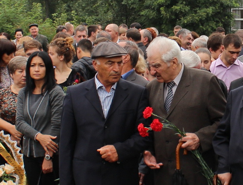 Events on the 9th anniversary of the terrorist attack in Beslan School No. 1. North Ossetia, September 1, 2013. Photo by Emma Marzoeva for the ‘Caucasian Knot’.    