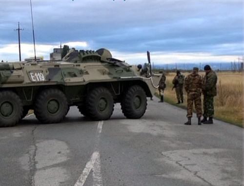 Special operation in the Urvan District of KBR, September 5, 2013. Photo is provided by KBR Operations Centre. 