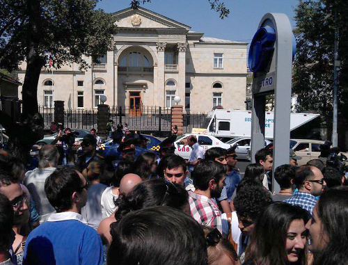 Rally against Armenia's decision to join the Customs Union (CU. Yerevan, September 4, 2013. Photo: IA REGNUM, http://www.regnum.ru/