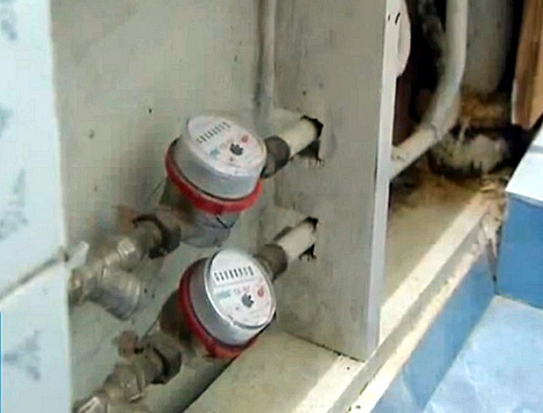 House calculating device in a basement of a dwelling house in Cherkessk. Snapshot of a footage by http://stolica-kchr.ru/