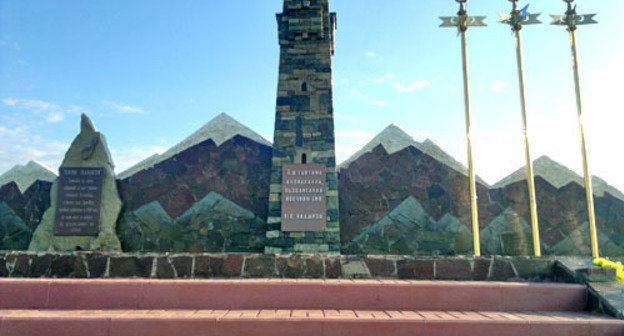 The memorial in honour of the 46 girls who were lost in 1819 in the capture of the village of Dadi-Yurt, Chechnya. The Gudermes District, September 16, 2013. Photo by the ‘Caucasian Knot’. 