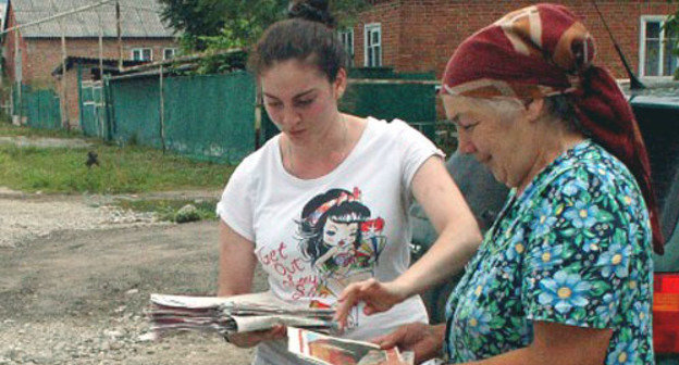 Election campaign in the Iraf District of North Ossetia. Photo http://kprf.ru/