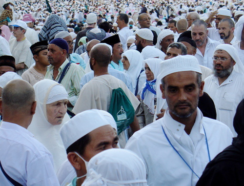 Pilgrims during hajj in Saudi Arabia. Photo: Bilal Renderee, http://www.flickr.com/photos/meexplore