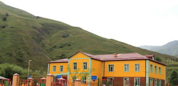 Kindergarten in Itum-Kali, Chechnya. Photo: http://itum-kali.com/ 