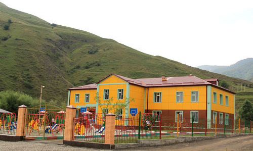 Kindergarten in Itum-Kali, Chechnya. Photo: http://itum-kali.com/ 