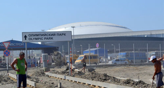 Olympic construction in Imeretin Valley. Sochi, June 2013. Photo by Svetlana Kravchenko for the "Caucasian Knot"