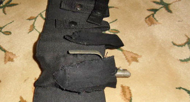 Improvised explosive device in the form of a "shahid belt". Photo: http://nac.gov.ru/