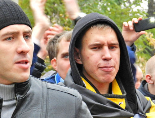 Participants of "Russian March" in Volgograd. October 4, 2013. Photo by Tatyana Filimonova for the "Caucasian Knot"