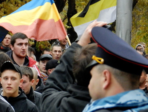 "Russian March" in Volgograd on November 4, 2013. Photo by Tatyana Filimonova for the "Caucasian Knot"