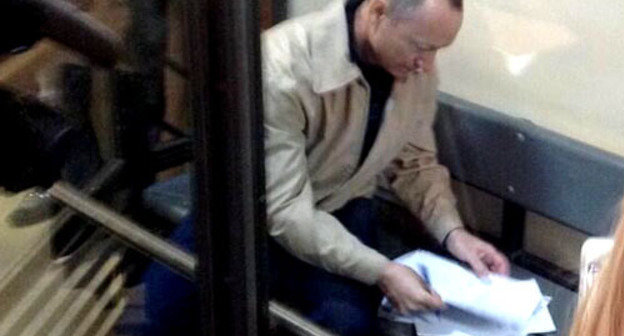 Mikhail Savva in the courtroom. Krasnodar, November 5, 2013. Photo by Igor Kharchenko