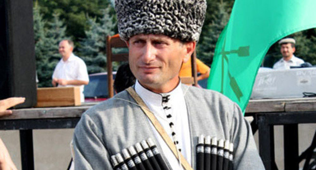 Ibragim Yaganov, the head of the organization named "Khase". Photo: Circassian portal Adyge Kheku http://www.aheku.org/