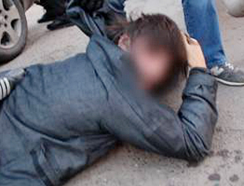 Detention of a man suspected of involvement in suicide bombing on the Russian-Ukrainian border in the Sumy Region. November 2013. Photo of the SSU press service, http://www.sbu.gov.ua/sbu 