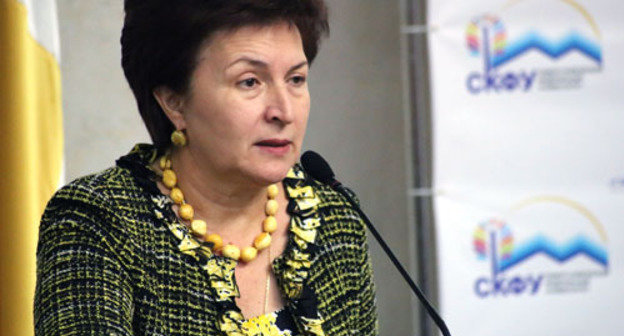 Head of the North-Caucasian Federal university Alina Levitskaya. Photo http://www.ncfu.ru/