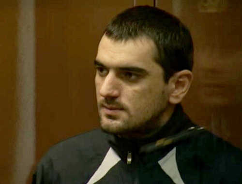 Aslan Cherkesov at the Moscow City Court, October 28, 2011. Photo from the court’s video records, http://www.mosgorsud.ru/news/?id=502