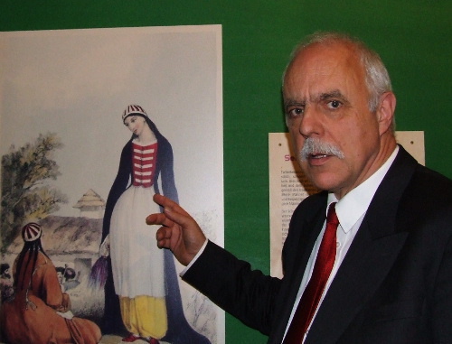 Wulf Koepke, Director of the Ethnographic Museum of Hamburg, at the exhibition dedicated to Circassian nationals, Hamburg, November 24, 2013. Photo by Edita Badasyan for the ‘Caucasian Knot’. 