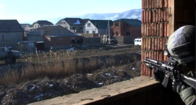 Dagestan, Makhachkala, counterterrorist operation (CTO) in Novy Khushet township, January 2013, Photo: http://nac.gov.ru/