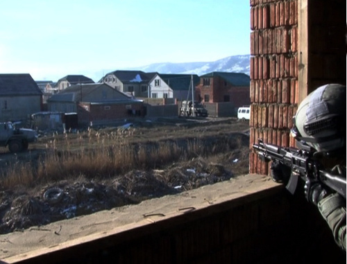 Dagestan, Makhachkala, counterterrorist operation (CTO) in Novy Khushet township, January 2013, Photo: http://nac.gov.ru/