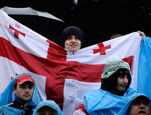 Georgian fans. Photo: Live Kuban, http://www.livekuban.ru/