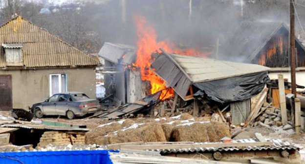 A special operation in the village of Bylym, Elbrus District of the Kabardino-Balkarian Republic. December 16, 2013. Photo http://nac.gov.ru/