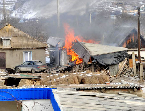 A special operation in the village of Bylym, Elbrus District of the Kabardino-Balkarian Republic. December 16, 2013. Photo http://nac.gov.ru/