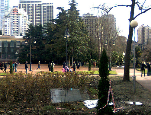 Square in front of the city administration on the day of December 15, 2013. Photo by Svetlana Kravchenko for the "Caucasian Knot"