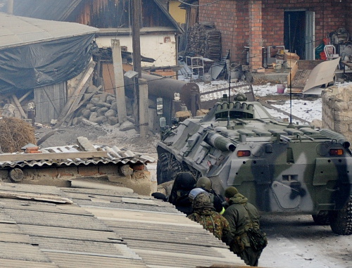 Special operation in the village of Bylym. Photo: NAC