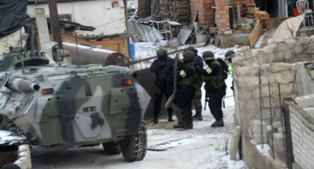 Special operation in the village of Bylym of the Elbrus District of Kabardino-Balkaria. December 16, 2013. Photo: http://nac.gov.ru/ 