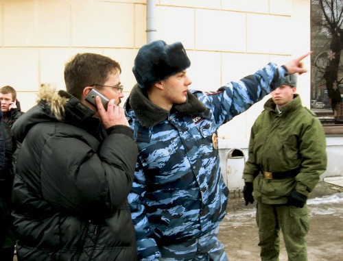 At the railway station in Volgograd after an explosion on December 29, 2013. Photo by Vyacheslav Yaschenko for the "Caucasian Knot"