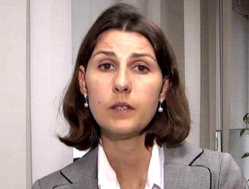 Ekaterina Sokiryanskaya. Screenshot of a video https://www.youtube.com