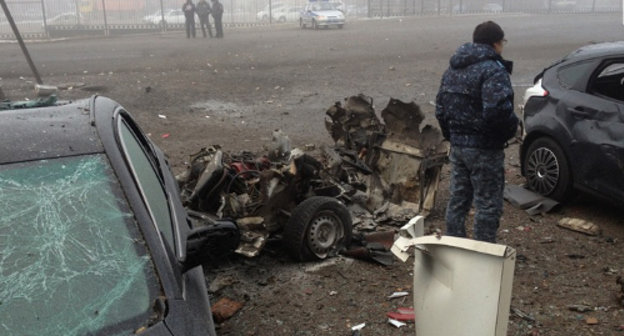 Investigation of the terror act committed on December 27, 2013 in Pyatigorsk. Photo NAC, http://nac.gov.ru/